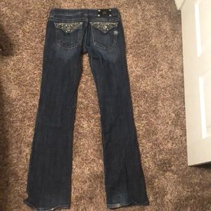 Miss me boot cut jeans. Dark wash.